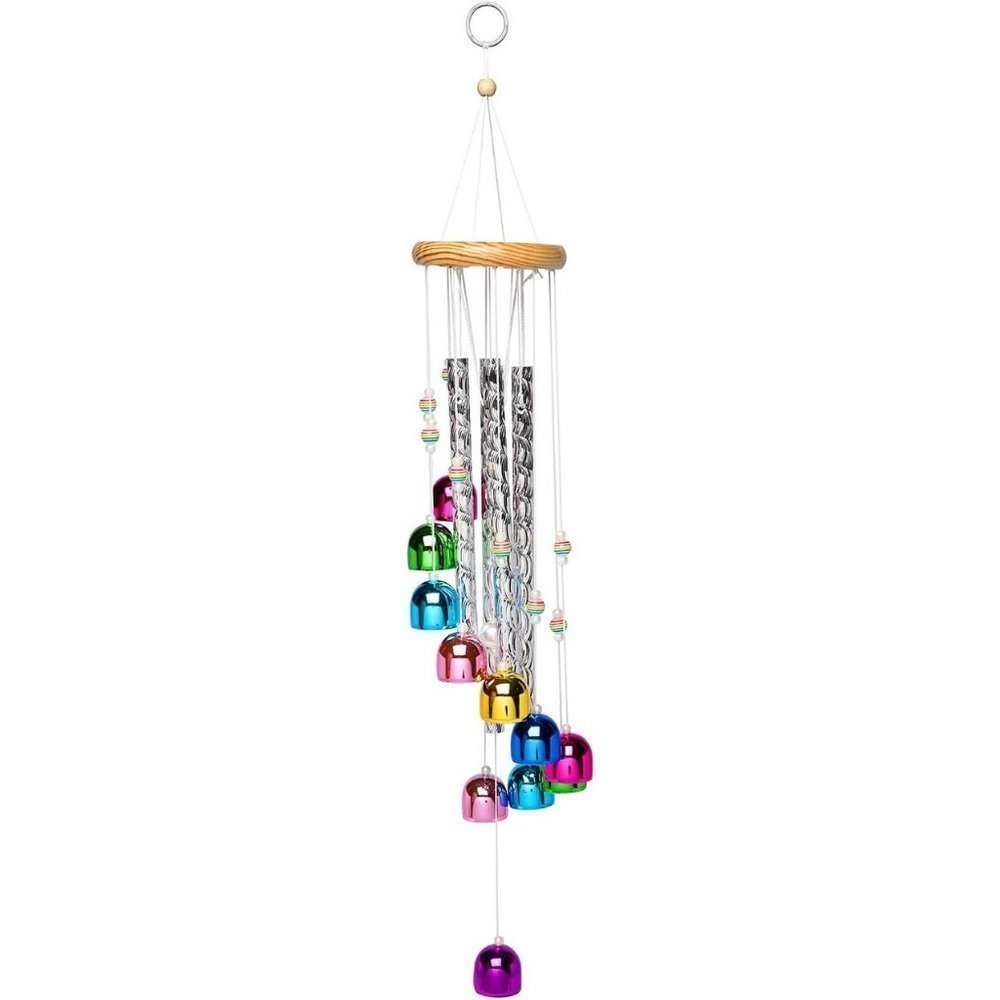Wind Chimes Outside with 4 Aluminum Tubes Home Garden Yard Patio Decor